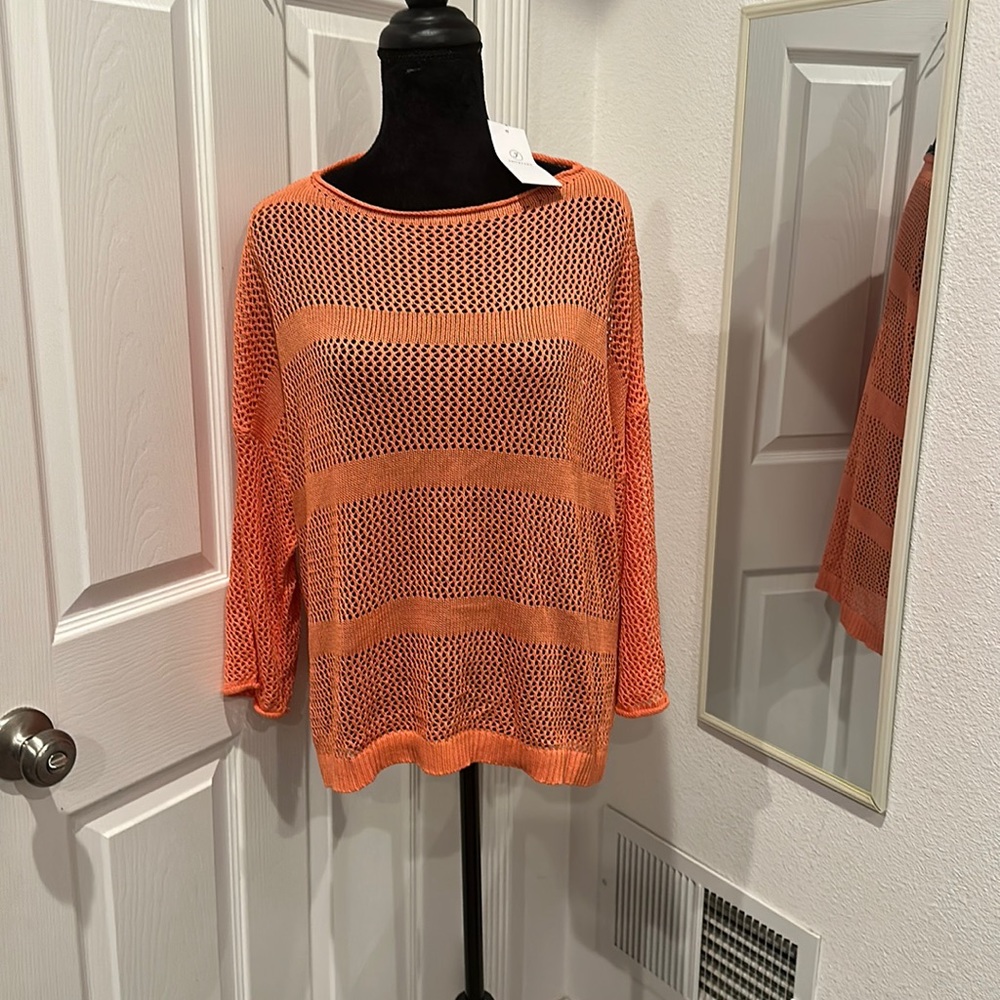 NWT XL tangerine top